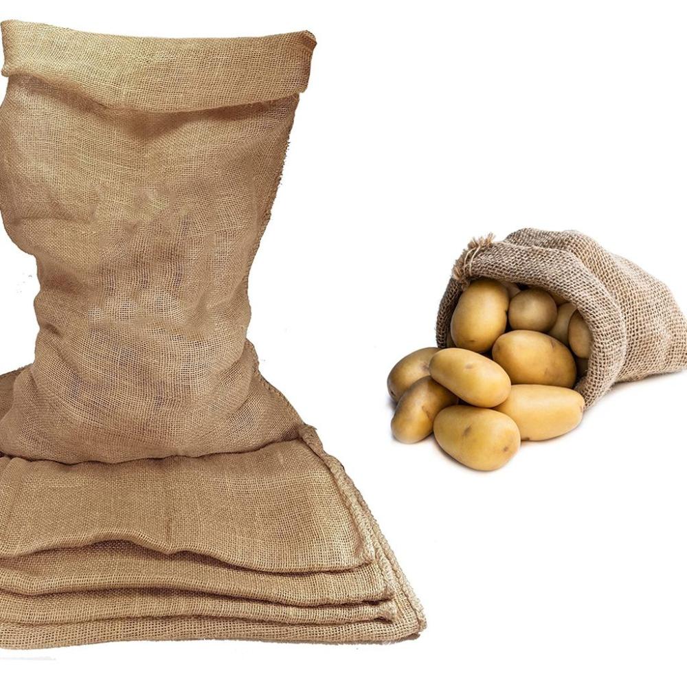 Bag Sack Race Use Natural for Farm,Garden Hessian Sacks Potato Sack Burlap Bag Potato Packaging Bag