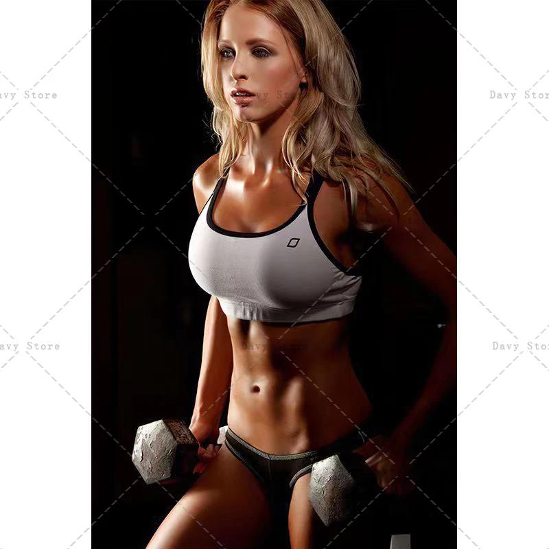 Сексуальная фитнес-красота, похудение, вдохновляющий принт для упражнений, холст, постер для украшения гостиной, домашняя настенная картина