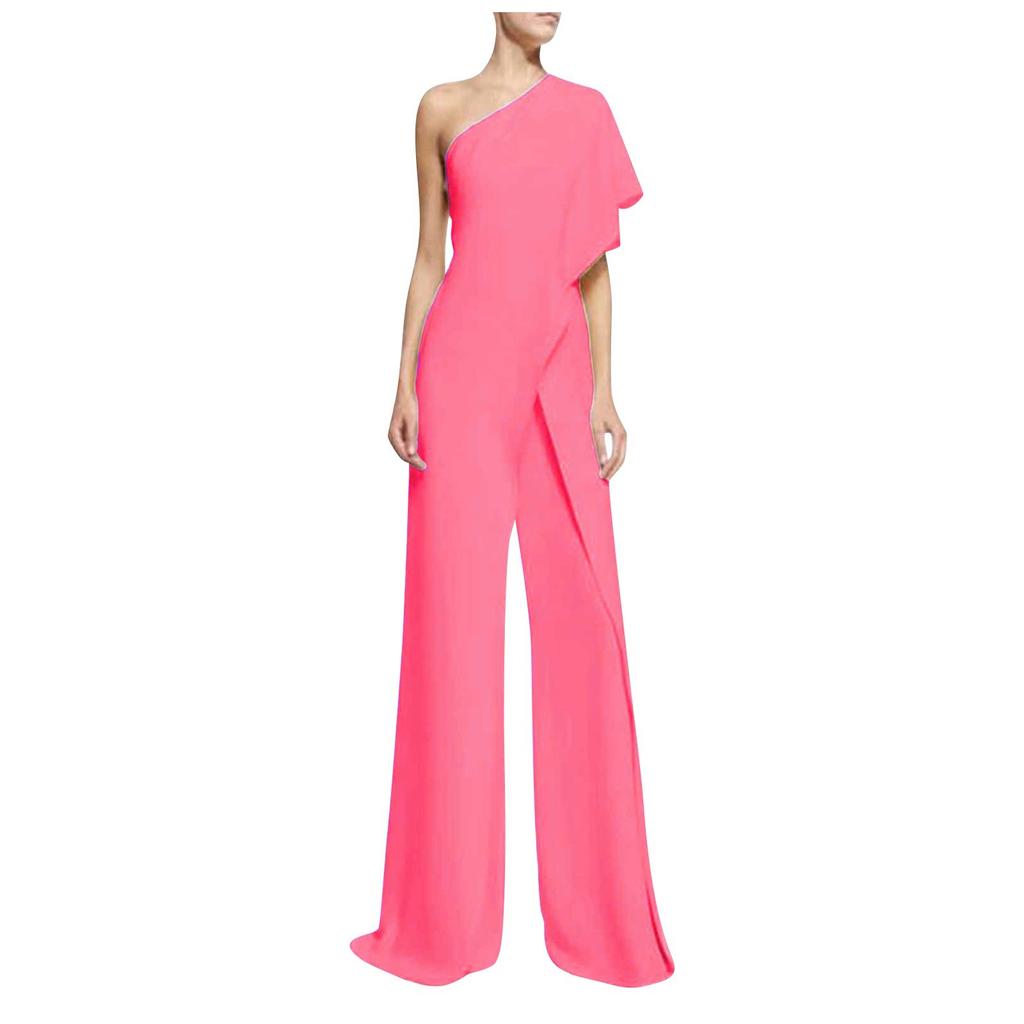 Женское банкетное платье, комбинезон, сексуальные женские брюки с подвесным вырезом