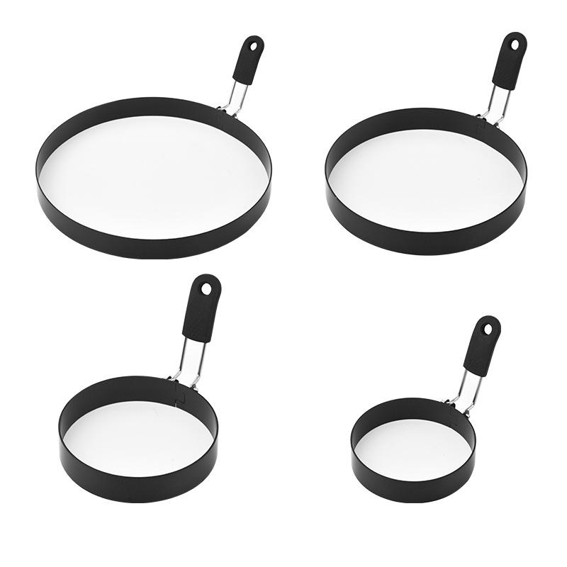 Stainless Steel Round Omelette Maker & Egg Mold for Kitchen Baking