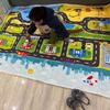 Large Baby Cartoon Educational Crawling Mat: Traffic, Animals, Forest, Ocean, Space Design