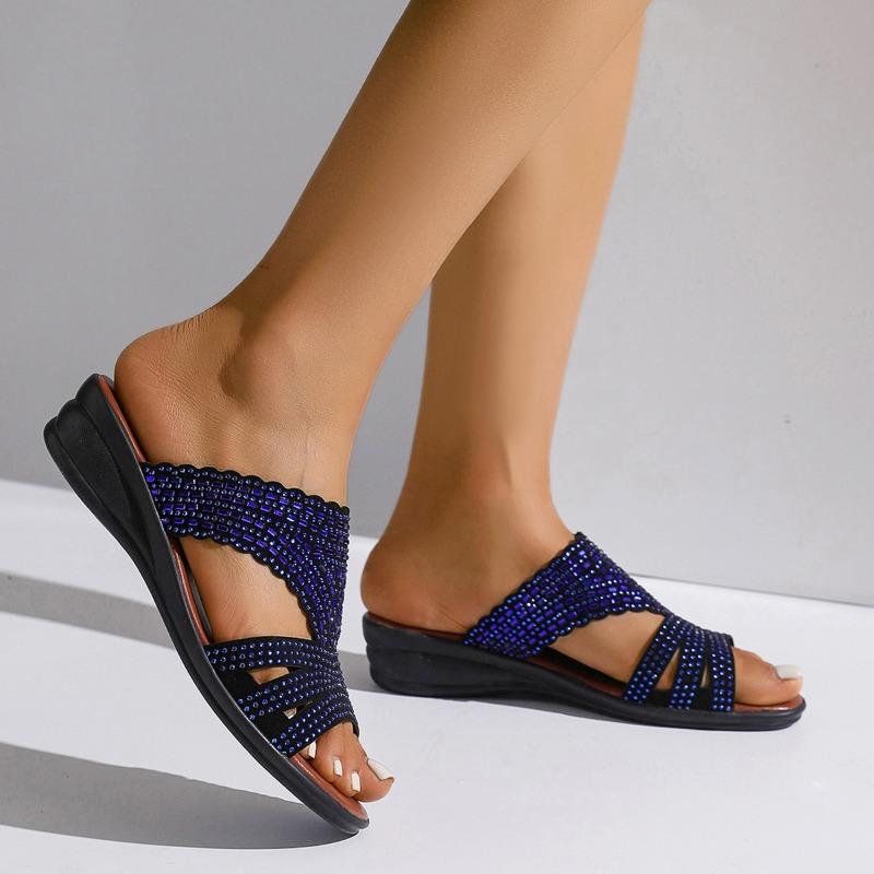 Модная женская обувь 2025 Модные базовые женские тапочки Новые уличные повседневные больших размеров Лаконичные удобные Бестселлер Тапочки на танкетке