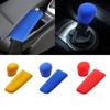 Silicone Handbrake Grip Cover Set Gear Hand Knob Sleeves Handbrake Sleeve Gear Shift Knob Cover