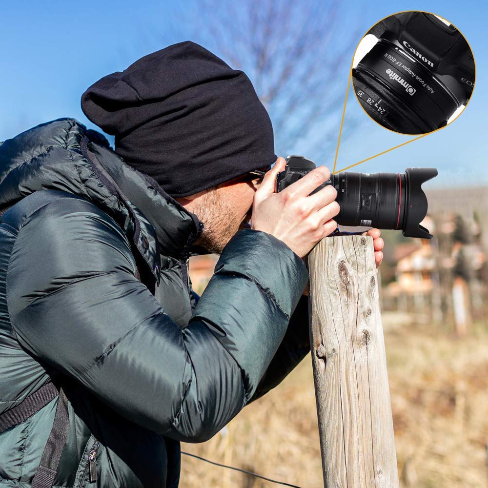 Commlite Lens Mount Adapter R EF Mount Lens Canon RF Mount with Electronic Contacts [] CM-EF-EOS (Canon Conversion)