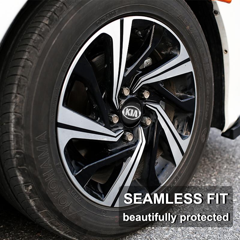 4 шт. 56 мм Колпачок ступицы колеса автомобиля Значок Логотип Эмблема Наклейка на колесо Аксессуары Для KIA Ceed Sportage Rio K5 Optima Cerato Proceed Venga Sedona