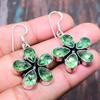 Tsavorite Gemstone Handmade 925 Sterling Silver Jewelry Earring For Christmas Gift