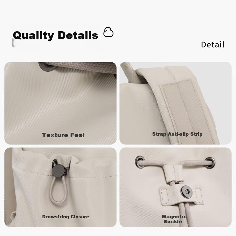 LEXON French Brand Backpack, Commuter Bag, Luxury Light Luxury Korean Style Ins Trend Fresh Travel Cute Girl Schoolbag