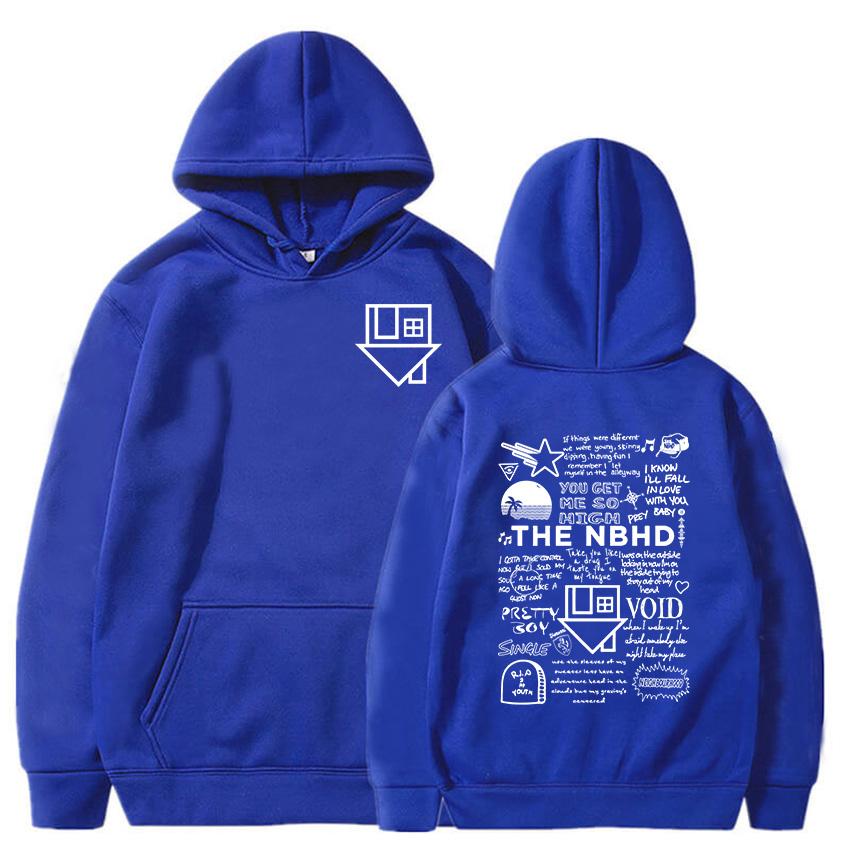 Уличная одежда унисекс хип-хоп графические толстовки с капюшоном The Neighborhood NBHD Band Printing Толстовки мужские с длинным рукавом зимние топы