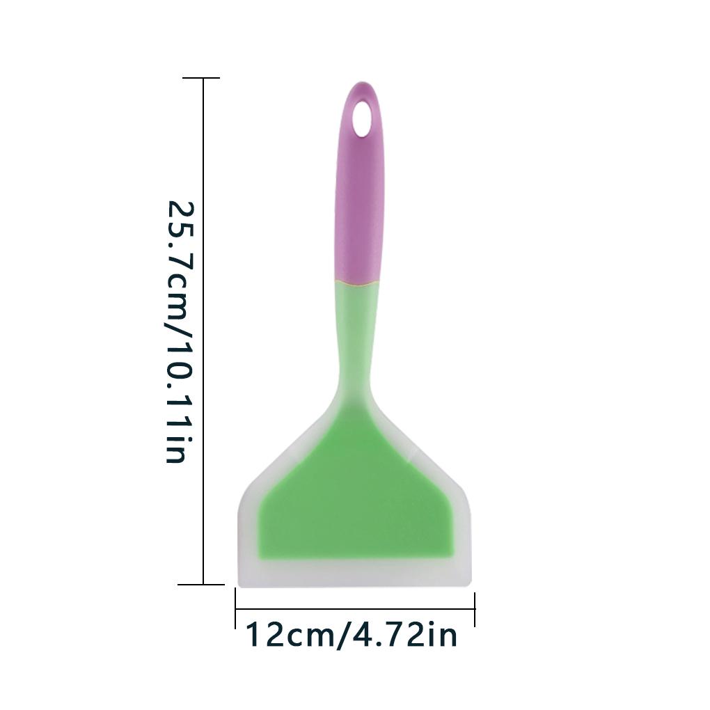 Силиконовые антипригарные лопатки для говядины, мяса, яиц, кухонный скребок, широкая лопатка для пиццы