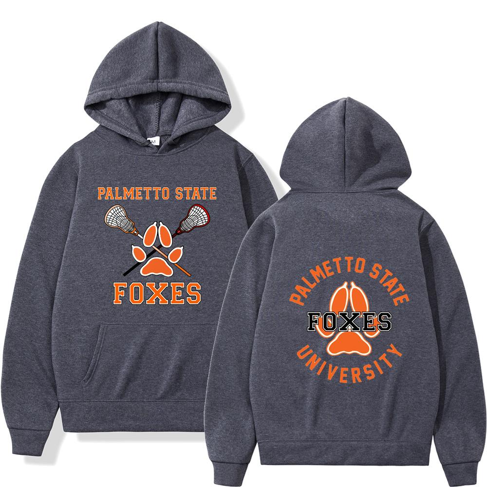 Streetwear The Foxhole Court Palmetto State Foxes Printed Men's Hoodie Pullover Men Hoodies Women Hip Hop Sweatshirt Clothes