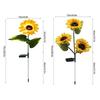Уличные солнечные фонари в виде цветов подсолнечника, сады во дворе, украшения газонов, напольные светильники, имитация ландшафтных растений, атмосферные светильники