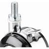4 Pieces Furniture Swivel Casters - M6 Chair Trolley Threaded Casters for Bedside Folding Table 1.5 Inch (M6)