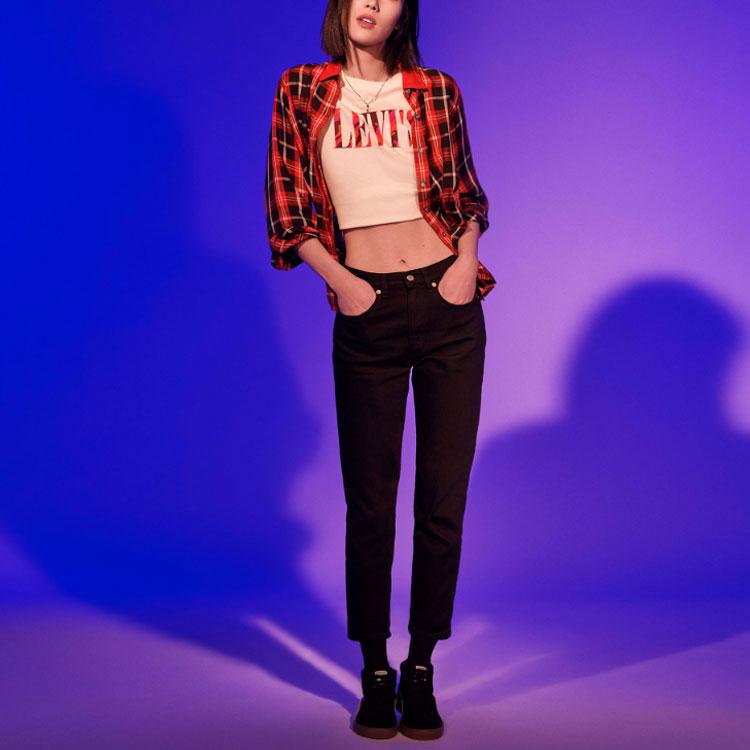 Рубашка с длинным рукавом в клетку Levis X Jahan Loh Женские рубашки Красный 18288-0000