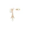 Dior Tribales Cd Logo Eiffel Tower Pendant Metal Earrings Women earrings Gold E2833WOMRS-D301