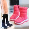 Fashion Versatile New Children's Snow Boots Snowflake High Boots Cute Cotton Shoes Casual Soft-soled Thermal Boots