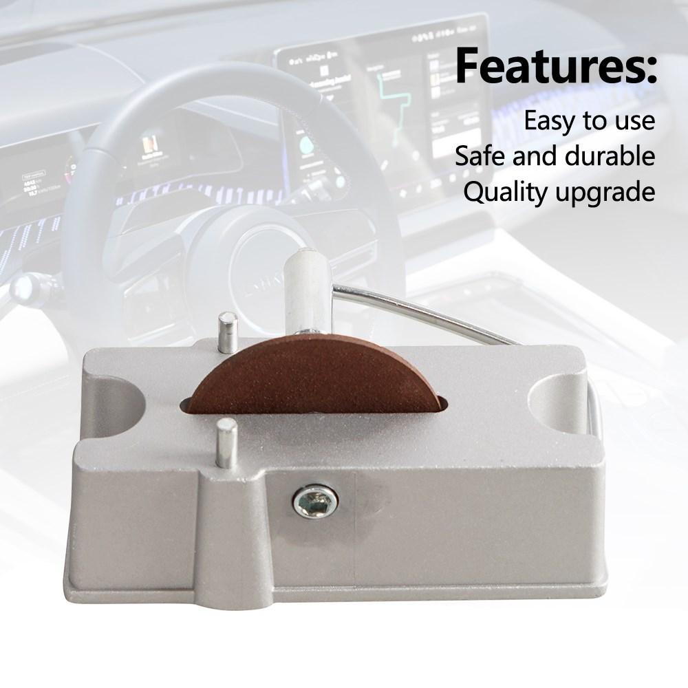 66785 66786 Ручной шлифовальный станок для алюминиевых поршневых колец, обеспечивающий надлежащее торцевое пространство поршневого кольца, набор инструментов с зернистостью 120