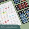 Morandi Color PET Sticky Note Key Mark, Small Fresh, перезаписываемые, с отрывными листами, пластиковый материал