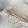Large Capacity Pen Bag Floral Print Pencil Case Cute Pen Box  School Office