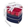 1PC Romantic Birthday Box Luxury Gift for Anniversary Heart Shaped Rose Gift Box Valentine's Day