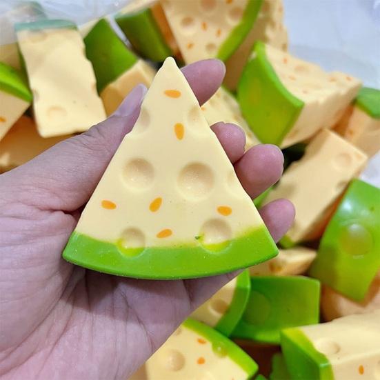 Полый мускатный дыня Игрушка для снятия стресса Сделай сам Наполнение мукой Сырная дыня Сжимаемая сенсорная игрушка Мягкая эластичная Фруктовая игрушка-непоседа для снятия тревоги