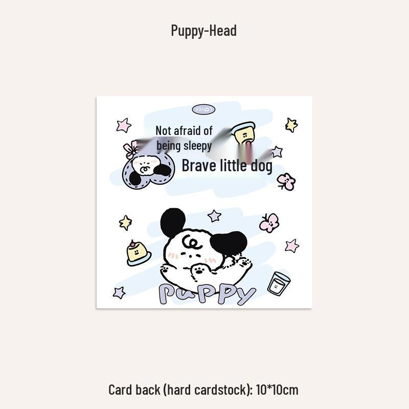 Самоклеящийся милый набор пакетиков для упаковки карточек для маленьких карточек