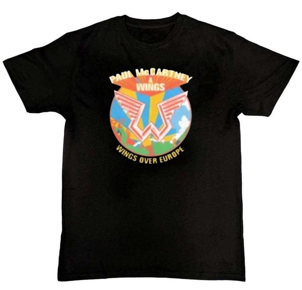 Paul McCartney Wings Over Europe Graphic Mens T-Shirt S-4XL