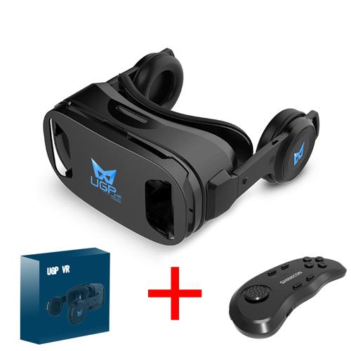 Ugp U8 Vr Glasses 3d Headset Version Imax Virtual Reality Helmet Movie Games With Headphone 3d Glasses Box Optional Controller