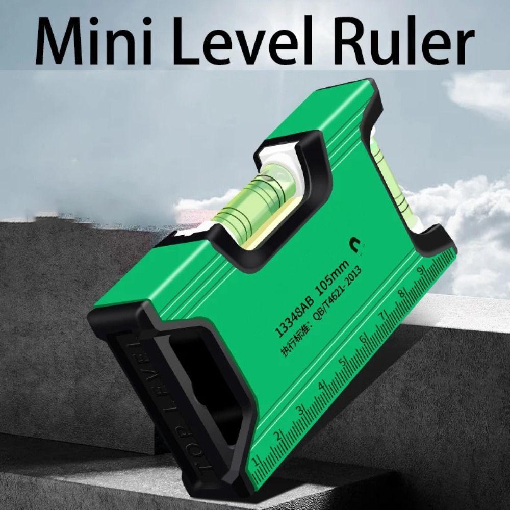 with Metric Magnetic Level Gauge Horizontal & Vertical Measure Level Ruler Portable Angle Finder