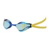 Mizuno Очки для плавания GX SONIC EYE Изогнутые линзы N3JED191 Синие с желтым зеркалом J-образной формы (Тип гонки) 84