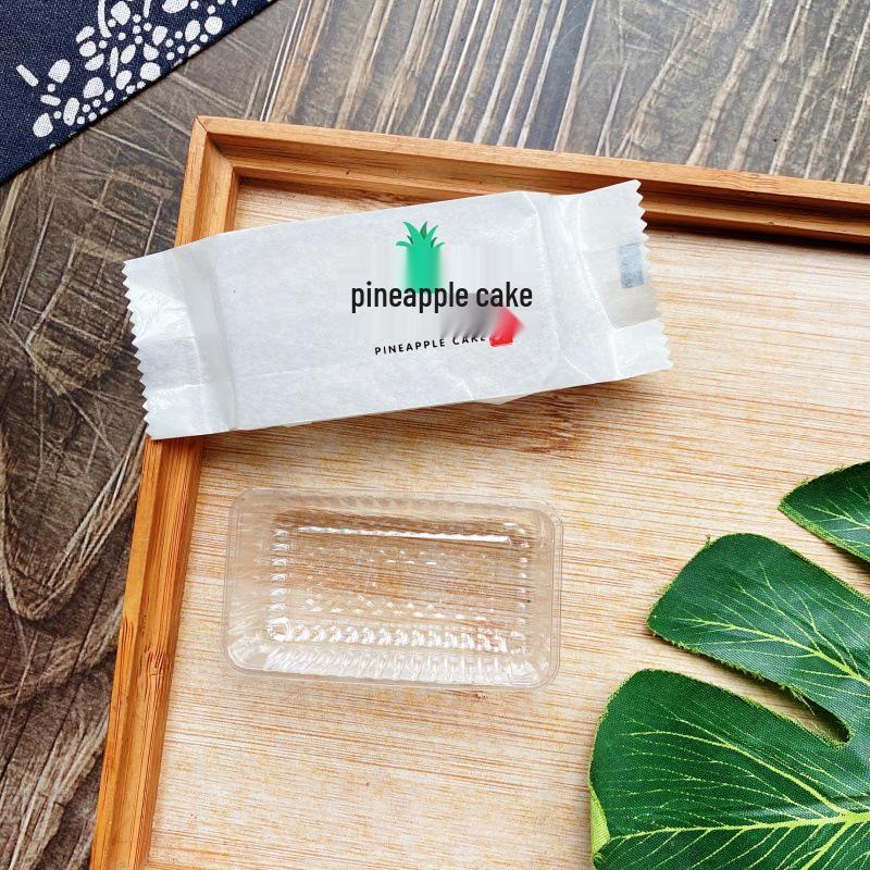 Упаковка для ананасового пирога ручной работы: Бумажный пакет 30 г или 50 г, хлопковая отделка