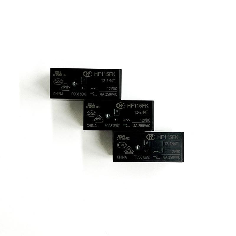 HF115FK-12-2H4T 6-Pin 8A Relay, Dual Normally Open Contacts