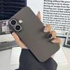 Однотонный Ультратонкий Матовый Жесткий Чехол Для iPhone 16 15 14 13 12 mini 11 Pro 16E Xs Xr Max 7 8 Plus SE Полупрозрачный Чехол Fundas