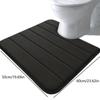 §Memory Foam U-Shaped Toilet Mat Anti-Skid Super Absorbent Bathroom Carpet Bath Mat For Bathroom Decor