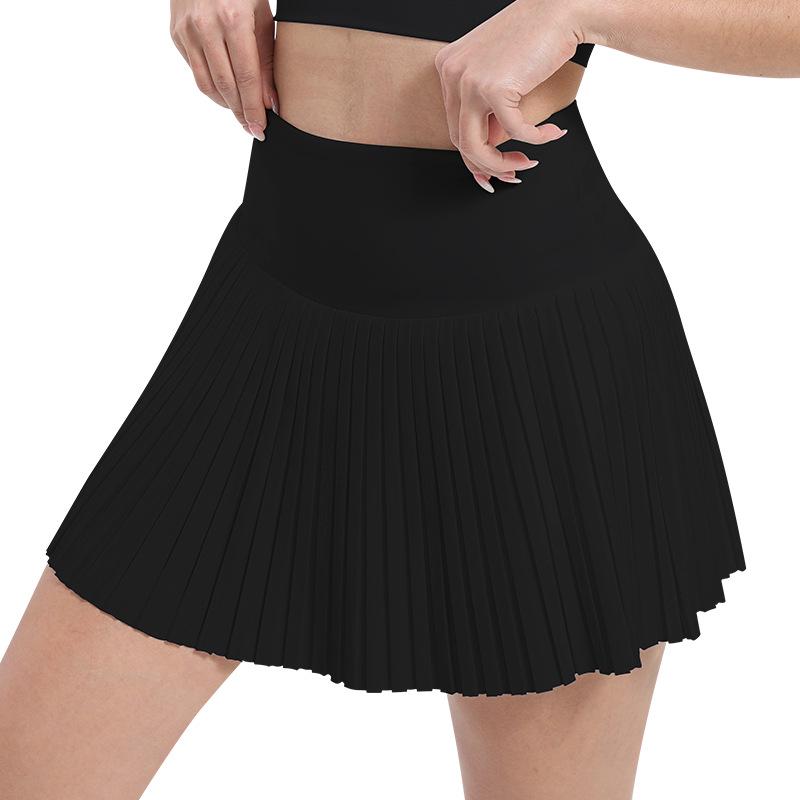 Плиссированная мини-юбка для йоги, тренировок, бега и гольфа – Дизайн против просвечивания для лета