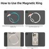 Прозрачный чехол-кардхолдер для MagSafe, 2 слота для карт, противоударный, магнитная подставка, держатель для карт, ультратонкий, для iPhone 17/16/15/14/13/12