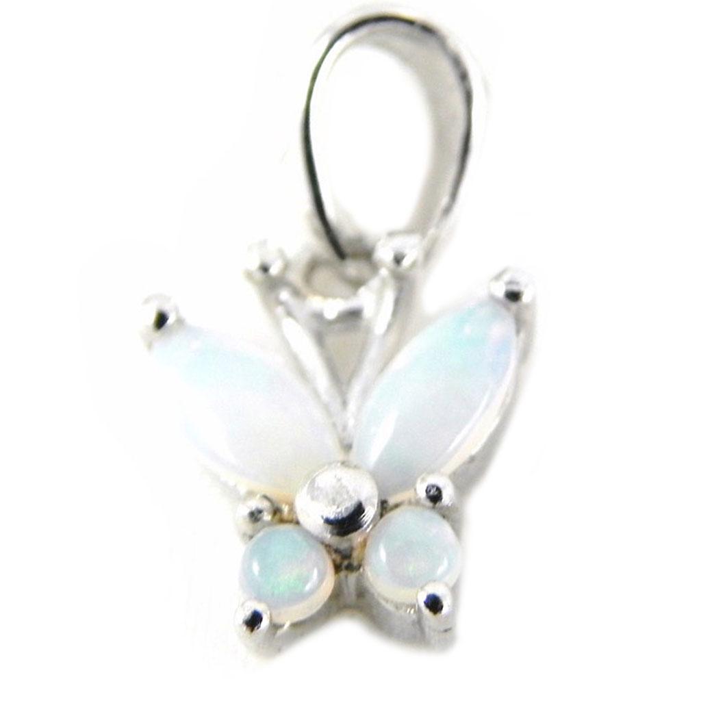 Les Trésors De Lily [E8673] - Silver Pendant 'Goddess Opal' Silver White (rhodium-plated) - 9x8 Mm