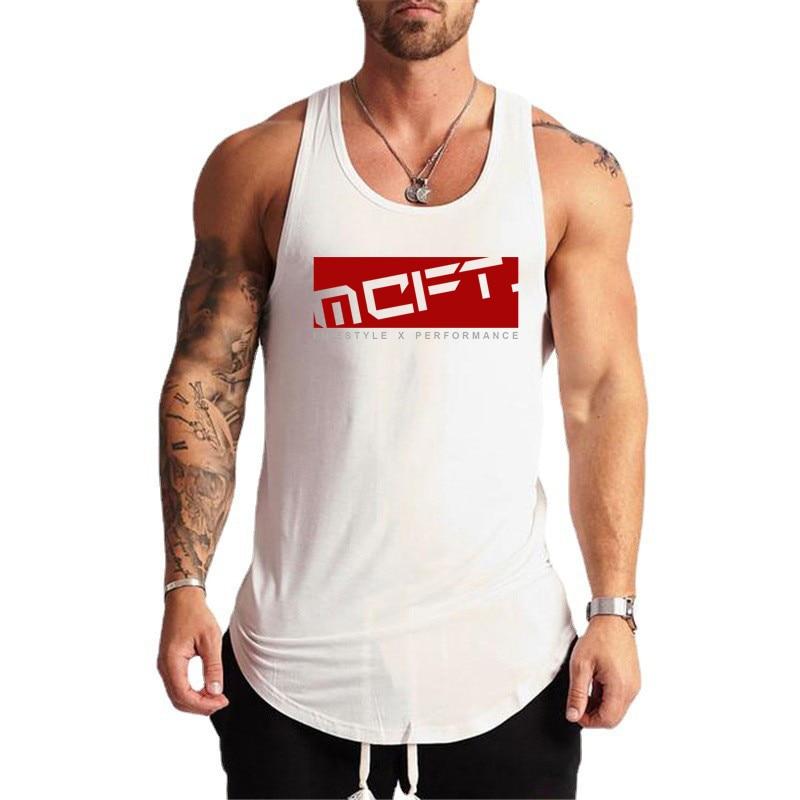 Do The Work New Hot Sale Мужской Бодибилдинг Хлопок Тренажерный Зал Спорт Фитнес Slim Fit Лето Повседневная Мода О-Образным Вырезом Печатных Тренировок Крутой Жилет