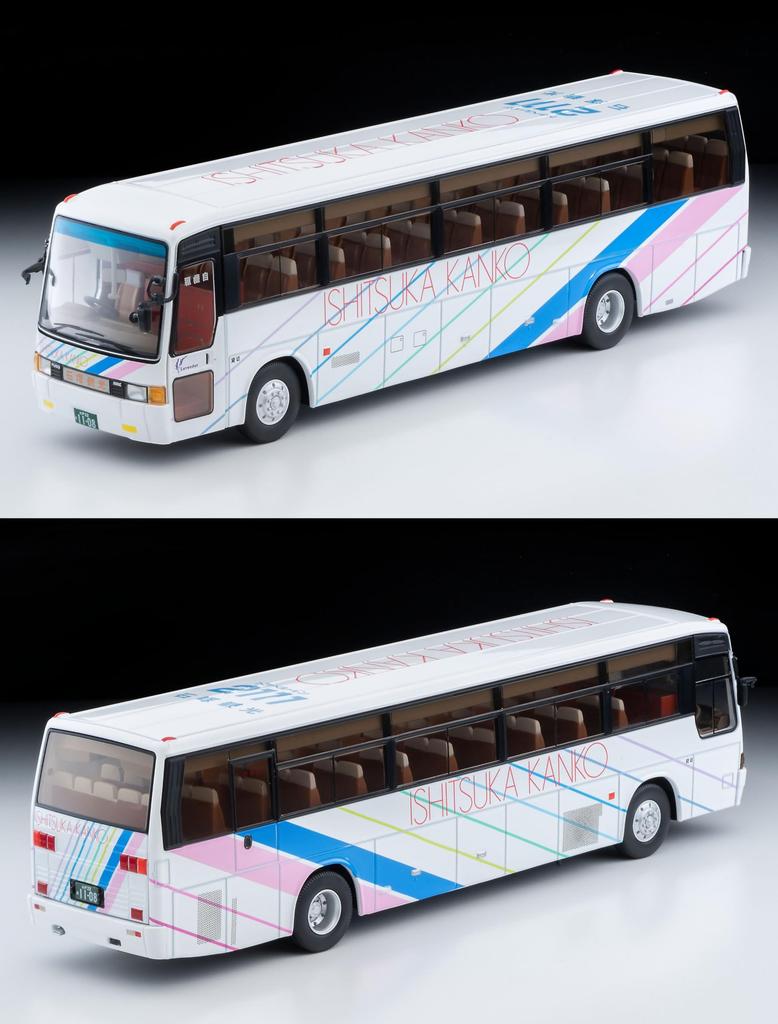 TOMYTEC Tomica Limited Vintage Neo Mitsubishi Fuso Aero Bus Ishizuka Kanko Motor Завершенный продукт 1/64 LV-N300a