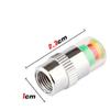 Warning Universal Visiable Air Alert Car Air Pressure Valve Tire Gauge Sensor Indicator Stem Caps