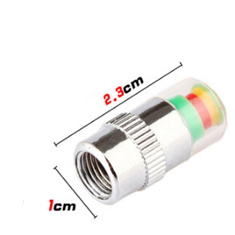 Warning Universal Visiable Air Alert Car Air Pressure Valve Tire Gauge Sensor Indicator Stem Caps