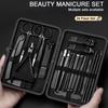24pcs Nail Clippers Set High Precision Stainless Steel Nail Files Sharp Nail Clippers and Nail Files Set, Convenient and Portable