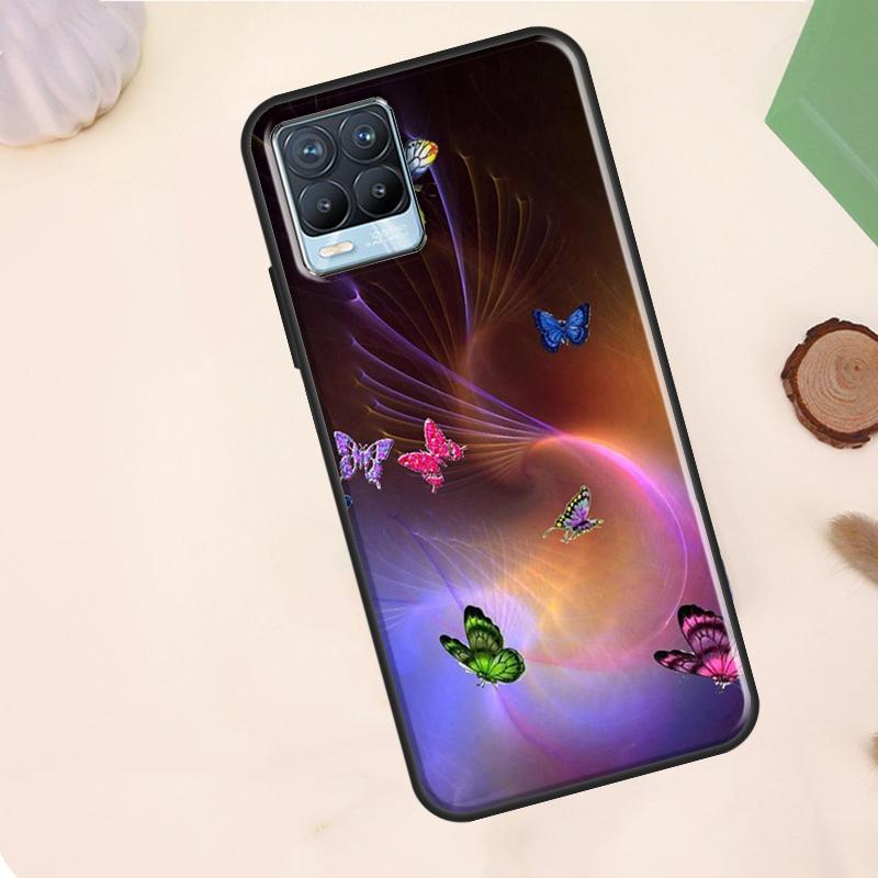 Colorful Butterfly Case For Realme C75 C63 C61 C55 C51 C53 C35 C65 C67 C71 11 12 13 14 15 Pro Plus GT6 GT7 Pro