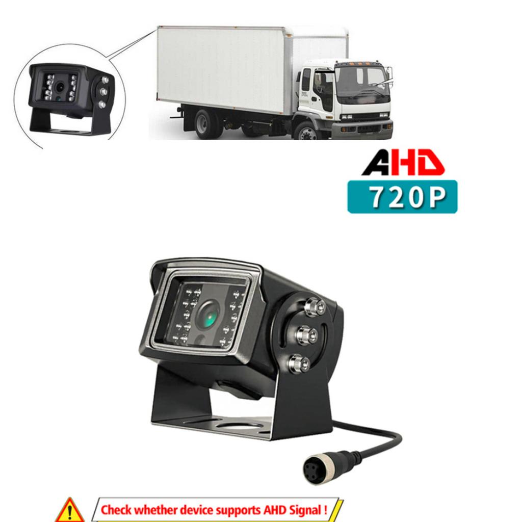 1Pcs 4Pin 720P AHD RV Truck Trailer Rear View Back Up Camera IR Night Waterproof