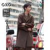 Мужское длинное пальто GXG из смесовой шерсти