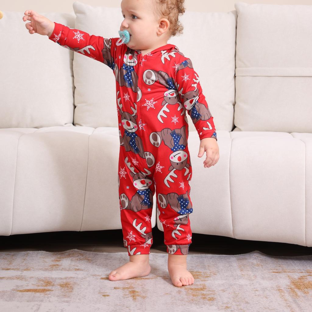 Christmas Parent-Child Family Set Homewear Pajamas All-in-One Pajamas