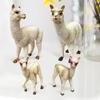 Animal Toy Creative Fashion Design High Party Home Simulated Exquisite Workmanship Decoration Animals Alpaca Figurine Model