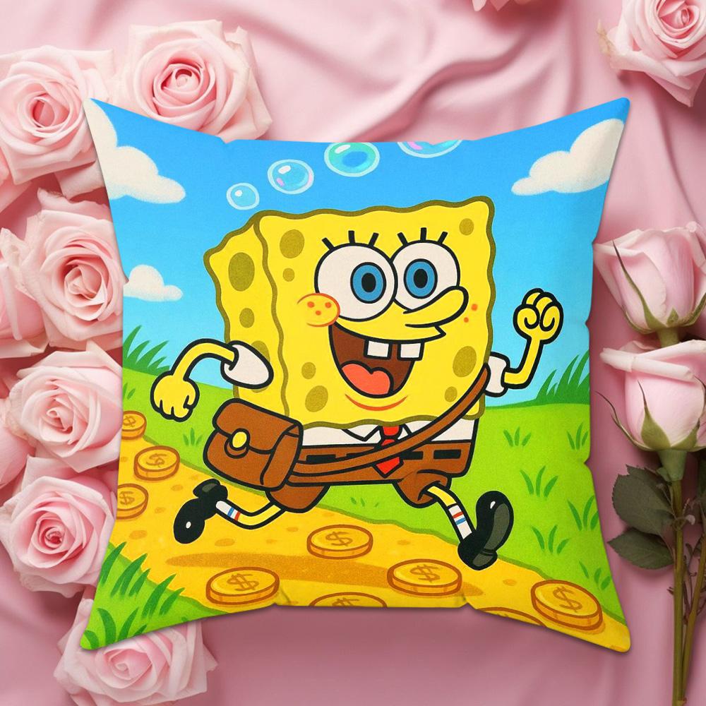 Ornamental Pillows for Living Room Ssponges Bbobs Decorative Sofa Cushions Cover Pillow Cases Personalized Gifts Covers Sofas