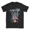 Gorillazs Punk Rock  T Shirt Summer  100 Cotton T Shirts For Man Popular Casual Tee Shirt Short-Sleeve Y2K Retro Top Tees