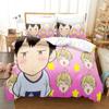 Комплект постельного белья Baby Steps Односпальный Полуторный Двуспальный Кинг-сайз Комплект для кровати Взрослый Детский Спальня Комплекты пододеяльников 3D-принт Аниме Комплект простыней
