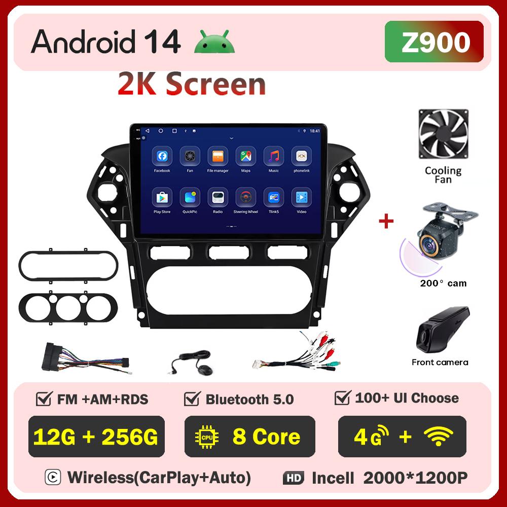 Для Ford Mondeo 4 mk4 2010-2014 автомобильный радиоплеер Car Carplay экран Autoradio Mirror Link автомобильные интеллектуальные системы сенсорный экран